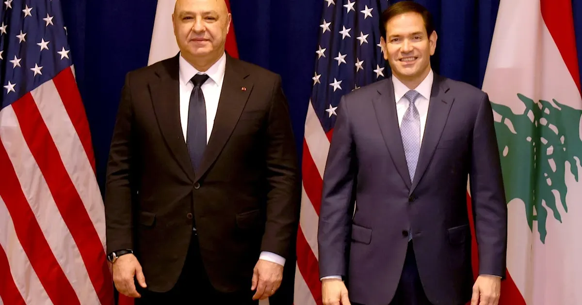 مباحثات هاتفية بين عون وروبيو حول مسارات التهدئة في لبنان