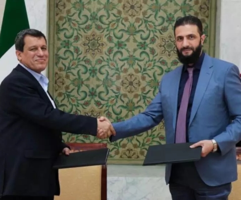 الشرع يصدر مرسوماً بتعيين مظلوم عبدي مستشاراً له