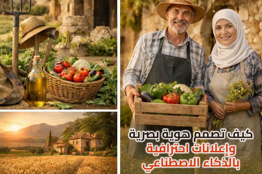 كيف تصمم هوية بصرية وإعلانات احترافية بالذكاء الاصطناعي؟